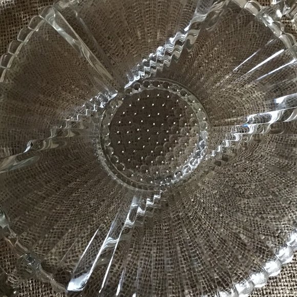 Large Party Tray / Platter by JEANETTE GLASS VTG - Picture 5 of 5